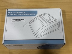 Multi-Currency Banknote Discriminator Counterfeit Bill Detector New (open Box)