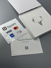 Square A-PKG-0206-01 Credit Debit Card Reader -for Apple iPhone and Android