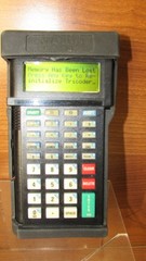 Lot of 2 Worth Data Tricoder model T54 bar code scanners with manuals & Box 2005