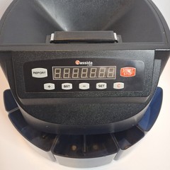 Cassida C200 Coin Counter Sorter Wrapper Machine w/ Tubes Manual Tested Works