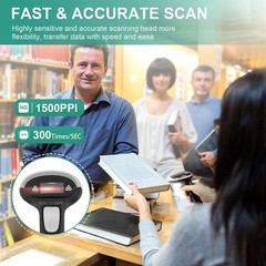 Handheld Wired USB 1D 2D Barcode Scanner PDF417 QR Code Reader Device Scanner