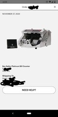 Ben Baller Platinum Money Counter/ Machine Shock Drop NTWRK IN HAND SHIP NOW