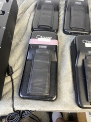 Lot of 5 Toast Go 2 Handheld POS Tablets TG200 with DTC200 Charging Dock