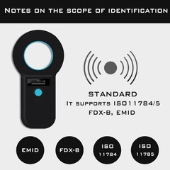 Efficient Pet Microchip Reader – Upload 1000 Records to PC, Lightweight Design