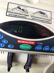 Semacon S-1100 Electric Cash Counter L5 CURRENCY COUNTER