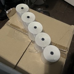 2H 3″ 2 PLY X 95′ Carbonless White/Canary Paper Rolls – 10 Ct.