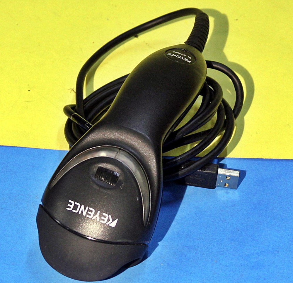 Keyence BL-N70UBE Lightweight Handheld Laser Barcode Reader Scanner, USB