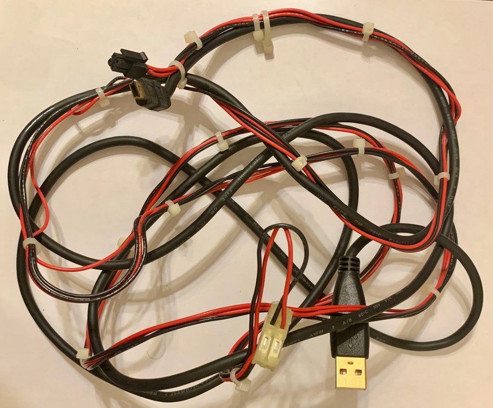 Gilbarco Veeder Root Encore USB, power Printer Cable +24V, No Ground, OEM