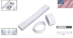 Money Band Currency Straps – 7.5 x 1.15 Inches, 100 Self-Sealing Bill Wrappers