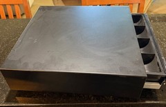 5001 POS CASH DRAWER. Great condition. Has double coin money holder.
