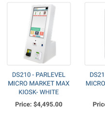 Self Checkout POS Kiosk PARLEVEL MICRO MARKET MAX 21″ Touchscreen Scanner Card