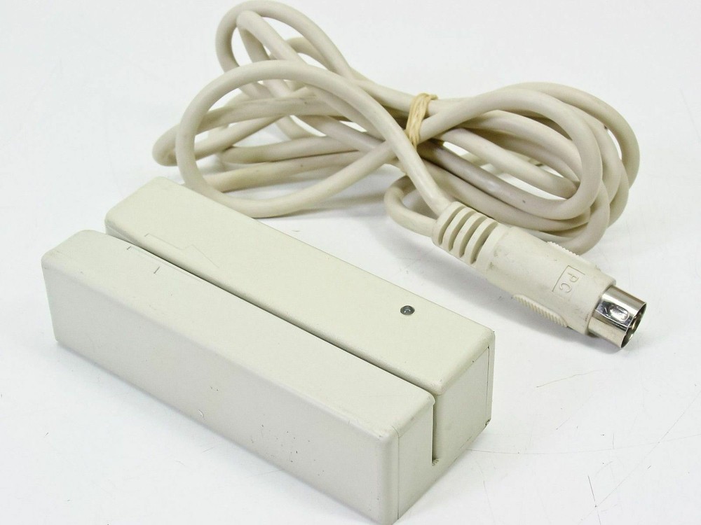 Magtek 21080201 3 Track MSR ID Magnetic Stripe Wedge Reader – Beige