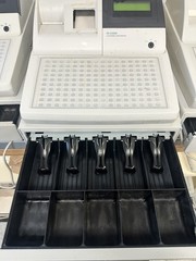 SAM4S ER-5200M Electronic Electric Cash Register, Wired, Lockable Drawer