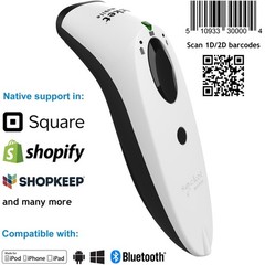 SocketScan&reg; S740, 1D/2D Imager Barcode Scanner, White (cx3419-1838)