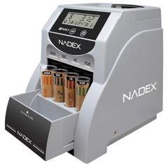 Nadex S180 Digital Coin Sorter and Counter – Displays Total and Values, Black