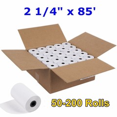 50-200 Rolls Case 2 1/4″ x 85′ Cash Register POS Receipt Thermal Paper Free Ship