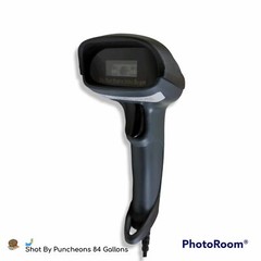NETUM NT-M3 Wired USB Barcode Scanner, 1D CCD Scanner Gun with Stand