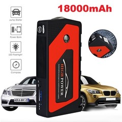 12V Car Jump Starter 18000mAh Power Bank Durable Auto