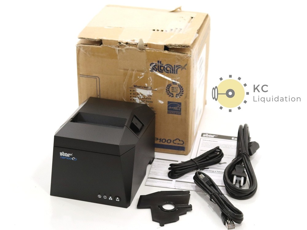 Star Micronics TSP100A(IV) POS Thermal Receipt Printer (Black)