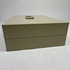 MMF Industries Steel Combination Lock Cash Box Beige *No Tray Included See Photo