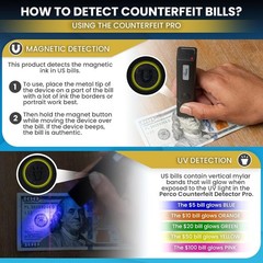 Detector Pro – Portable & Reliable 2in1 with UV Light Detection & Magnetic Se…