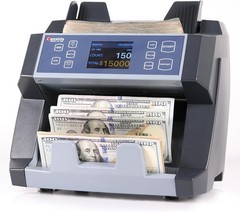 Fast 1,400 Notes/Min Money Counter with Detection
