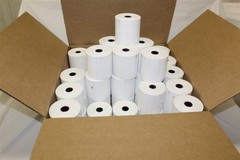 Thermal Receipt Paper Roll, 3-1/8″ (80mm) x 292-Feet, 50 Count, White