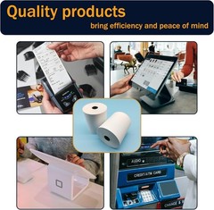 (50 Rolls) 2 1/4 x 50 Thermal Paper Rolls, BPA Free Thermal Receipt Paper Rol…