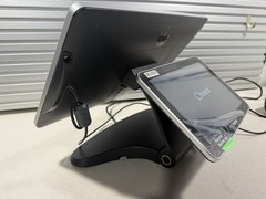 Toast Flex TT200 POS System Dual Display w/ Power Supply FACTORY RESET