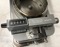 1992 KLOPP CM Manual Coin Counter With 5 Coin Tubes REFURBISHED! WORKS GREAT!