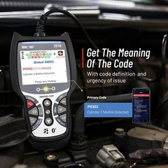 Innova 5210 – OBD2 Scanner for Engine/ABS codes + OBD2 live data, Oil light