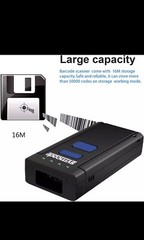 USB Bluetooth Barcode Scannersymcode 1D Mini Wireless Handheld Laser Barcode Sca
