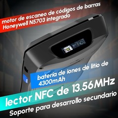 Rugged Android 12 Barcode Scanner PDA NFC 4G WiFi for Inventory with Charge Dock