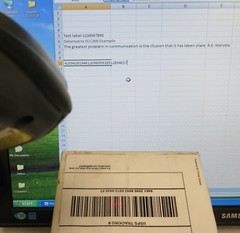 Motorola Symbol Barcode Scanner DS6707 SR USB Black 1D/2D Cross Target DS6708
