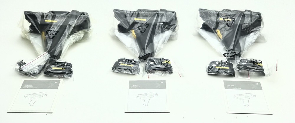 Lot of 3 Motorola Pistol Grip Snap On Trigger Handle TRG7000