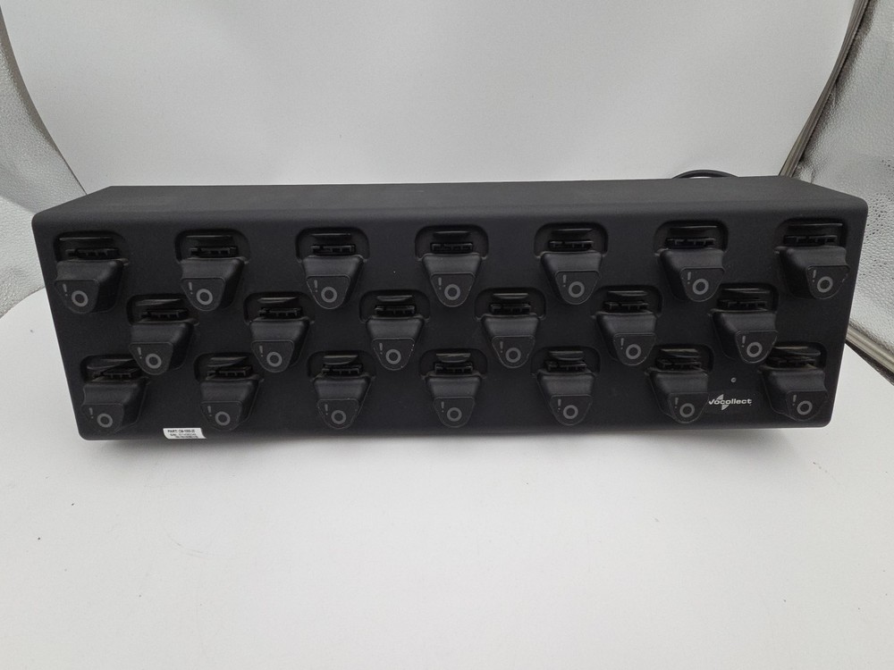 Vocollect SRX2 20-slot Battery Charger CM-1000-20 w/ AC Adapter