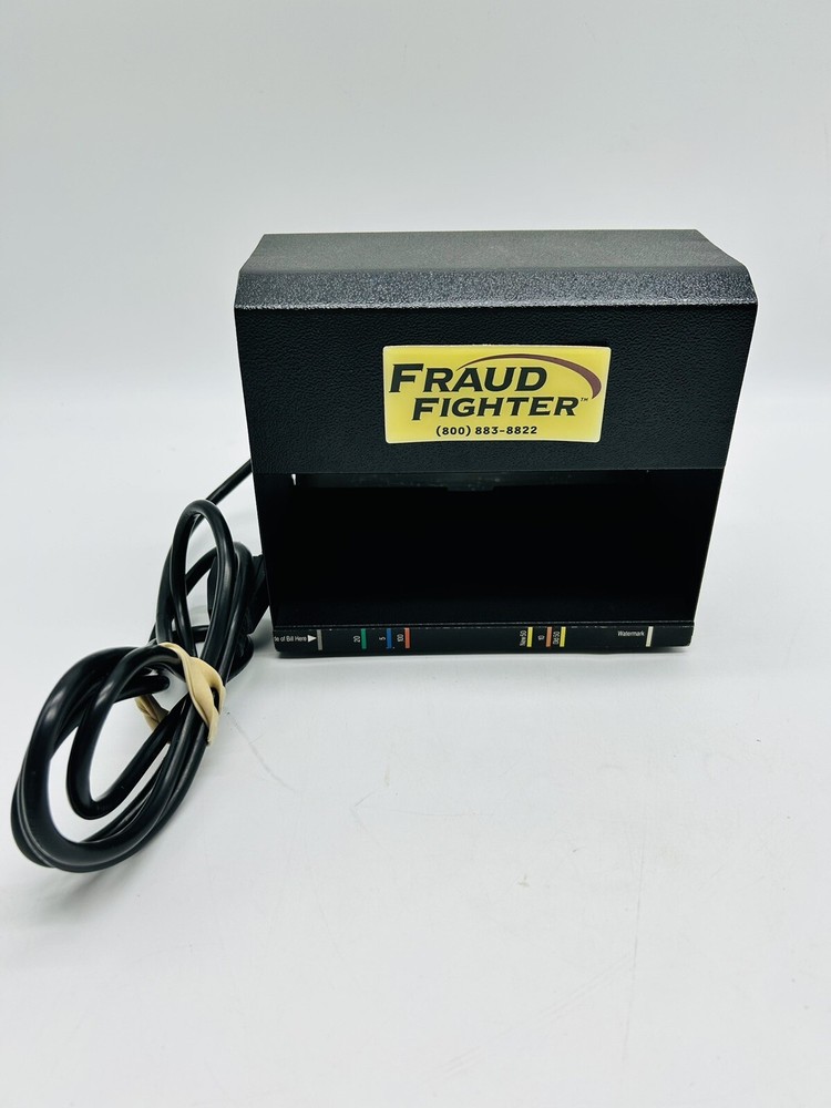 Fraud Fighter HD8X2 UV Backlight Fluorescence Counterfeit Fake Bill Detector
