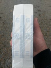 Self Sealing Currency Straps, Money Bands, $100 Blue, 1000 pack