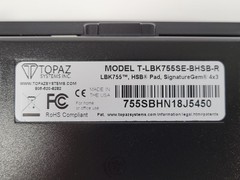 Topaz T-LBK755 POS Signature Pad 4×3, USB, Serial (T-LBK755SE-BBSB-R)