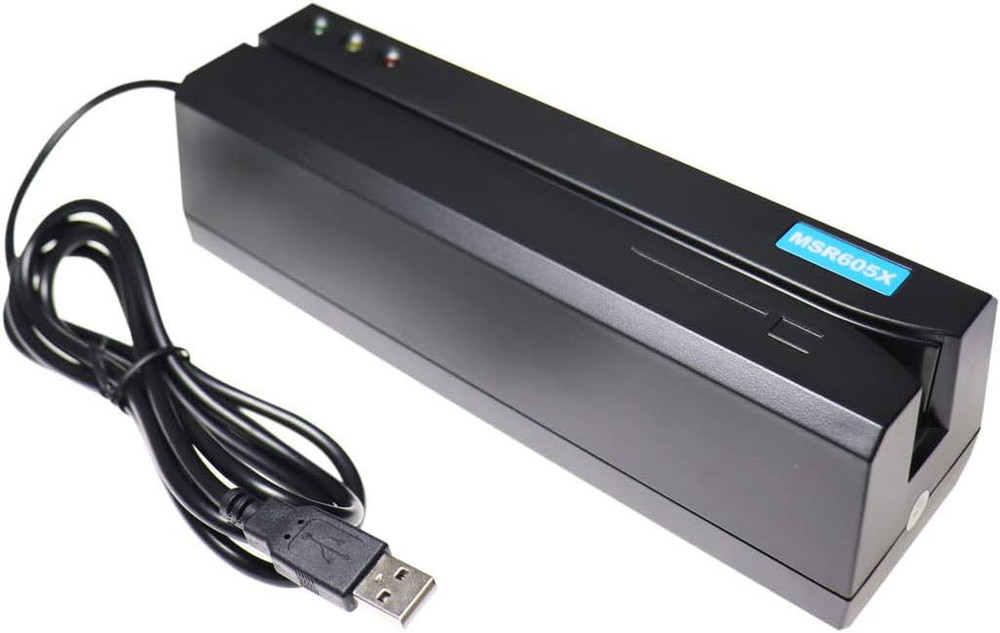 MSR605X USB Card Reader Writer Mag Swipe 3-Track Compatible W/ MSR206 MSR605 MSR