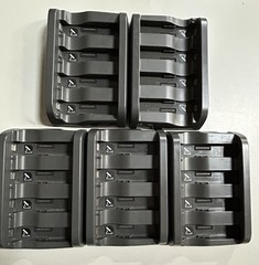 Lot of 5x SYMBOL SAC4000-4000CR Four Slot Battery Charger WT4090/WT41N0 Series