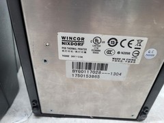 Lot of 2 Wincor Nixdorf TH200E POS THERMAL PRINTER/Missing front Cover panel