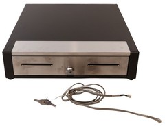 M-S Cash Drawer, Dual Media Slots, 2 keys, W/Cable (NEW)
