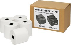 Thermal Receipt Printer Paper Rolls 3 1/8 [80mm] [3.125 x 230′] – 5 Rolls