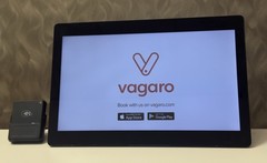Vagaro Pay Desk Dual Screen POS Terminal + Wireless Bluetooth Card Reader