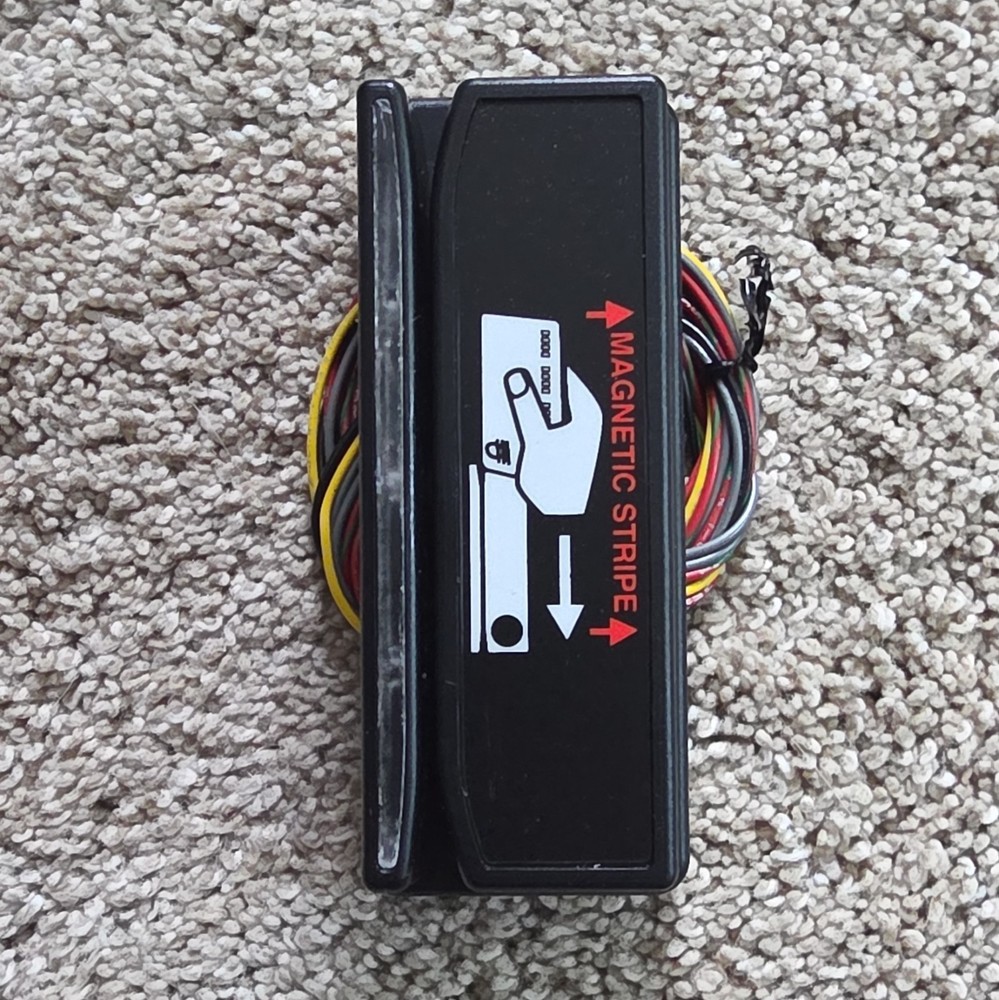 CryptoPay SW-48200 Wired Credit Card Reader Magnetic Stripe Swiper