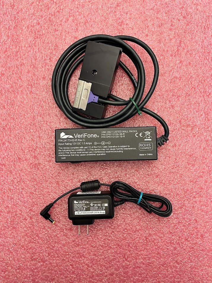 VeriFone 24173-02-R Multiport Ethernet Cable w/ Verifone Mx915 Block