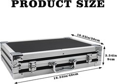 Large Cash Box with Money Tray, Lockable Money Box for Cash, Large Cash Organize