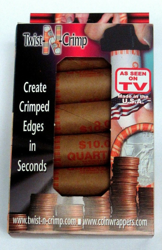 Nested Box of 40 Coin Wrappers with Twist-N-Crimp Included – N.F. String