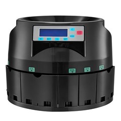 Uimoso Automatic Coin Counter & Sorter,5Denominations,225 Coins/Min, LCD Display
